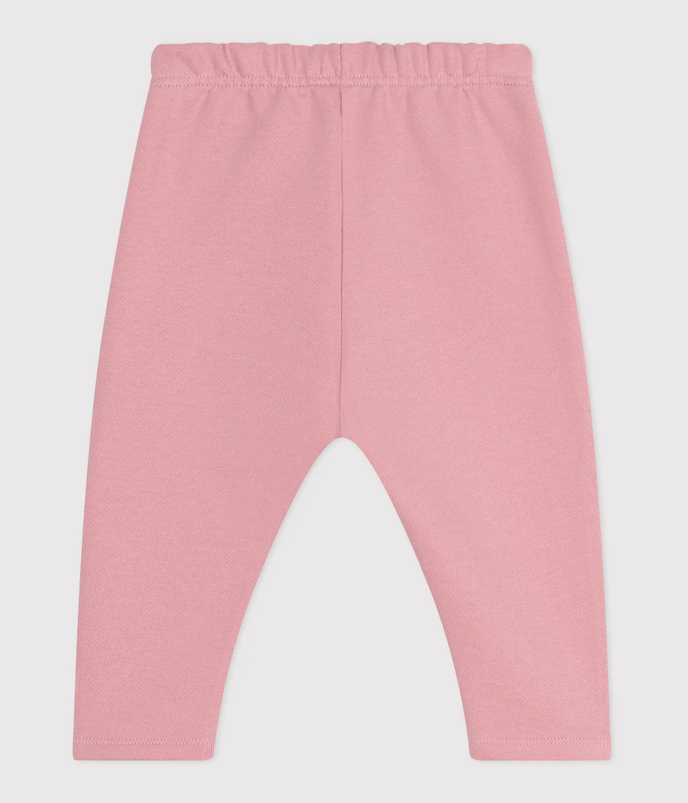 Babies' jogging bottoms in plain cotton