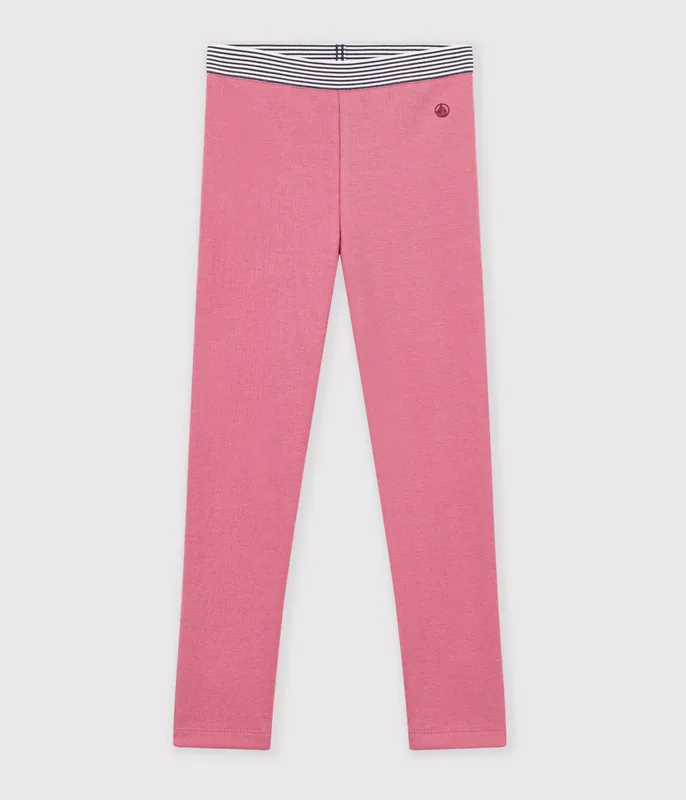Children's plain cotton leggings