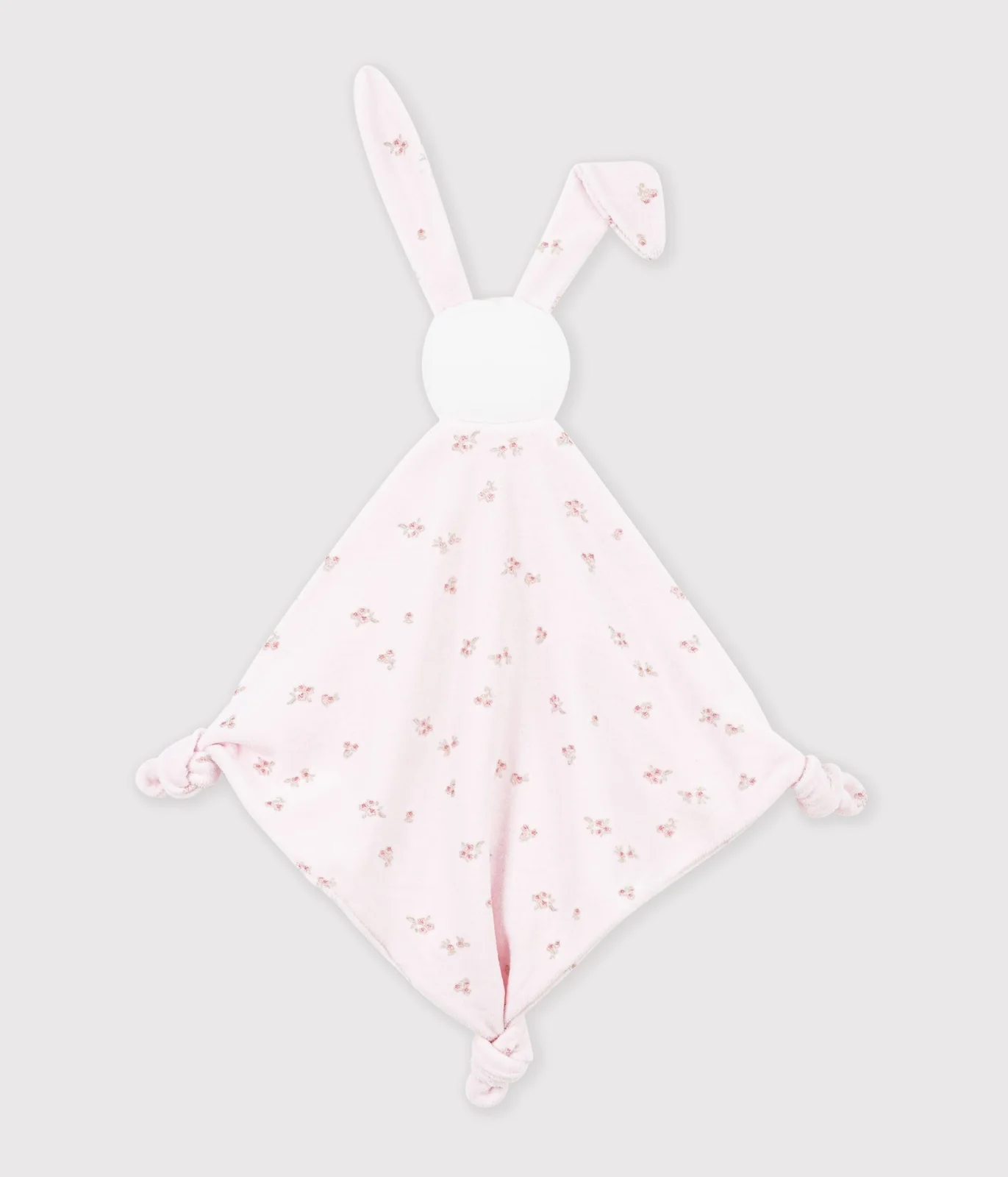 Babies' flower-print cotton comforter