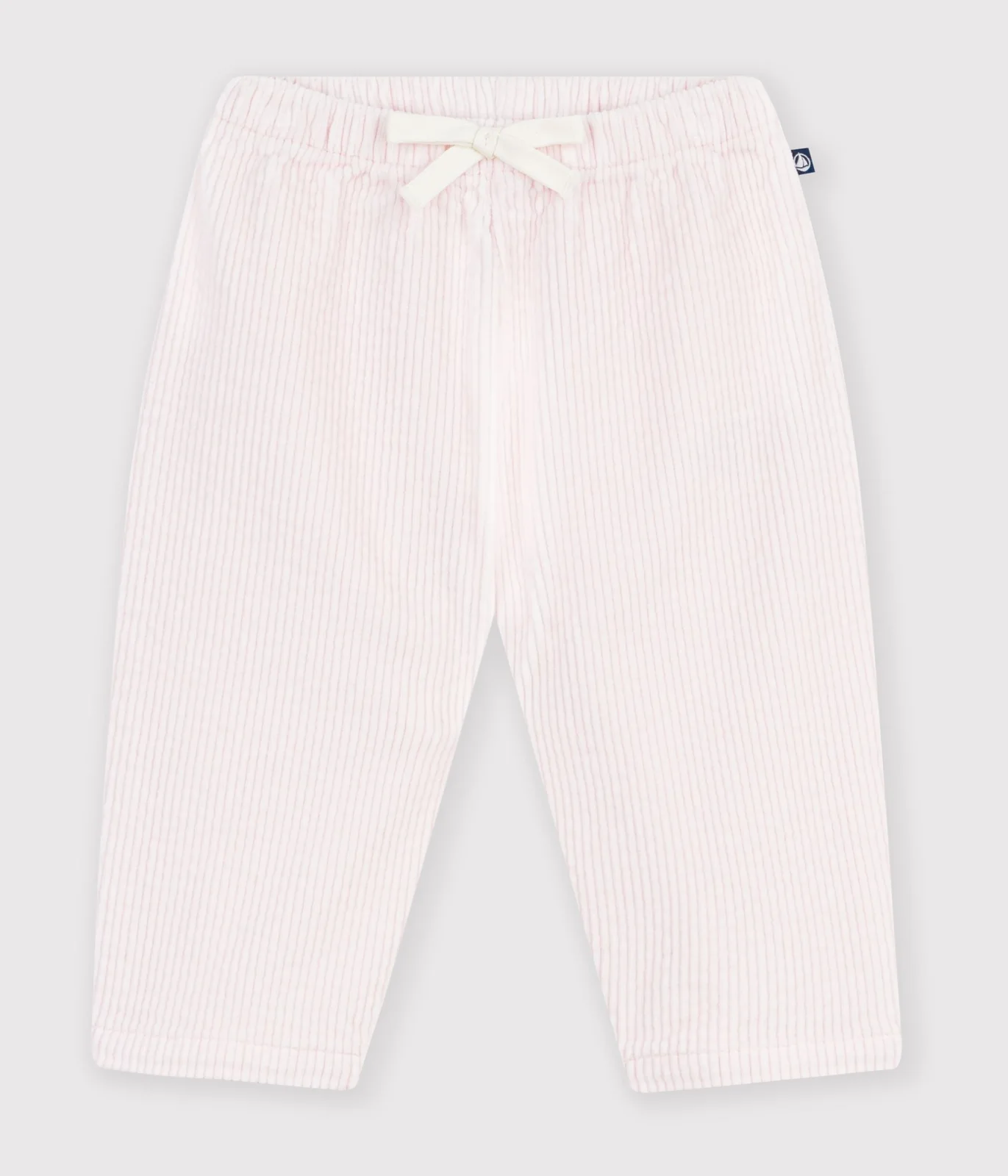 Babies' plain corduroy trousers