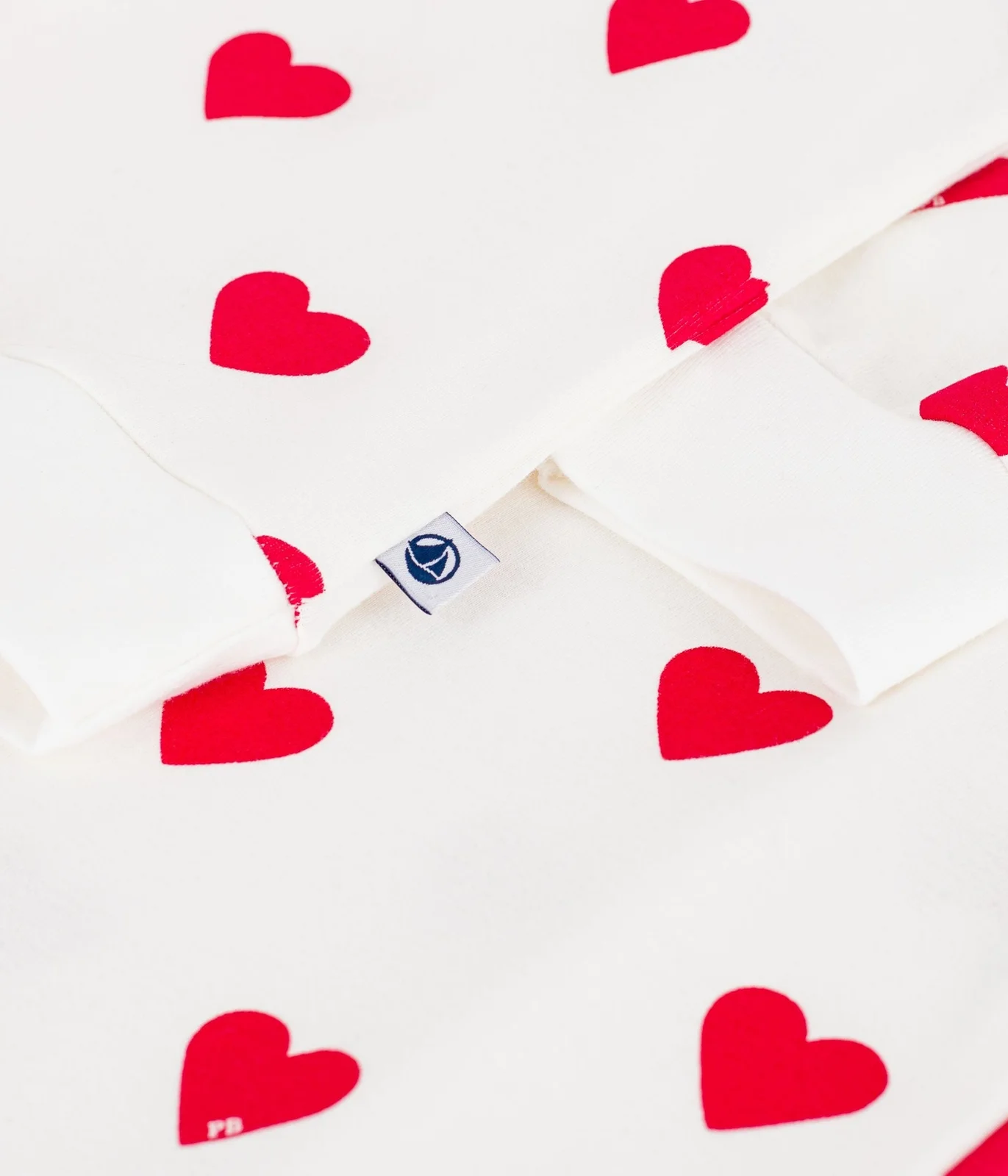 Women's heart print cotton pyjamas