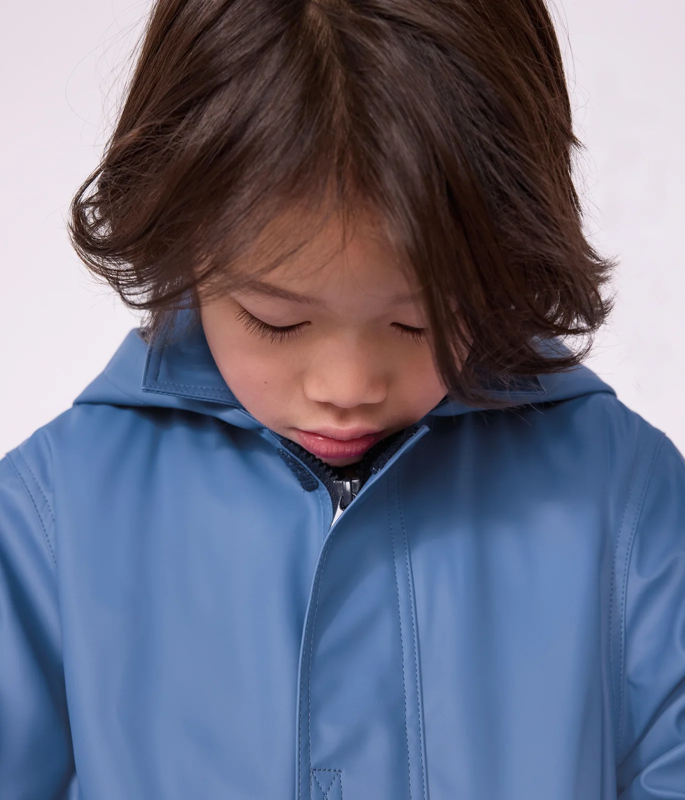 Children's plain iconic raincoat