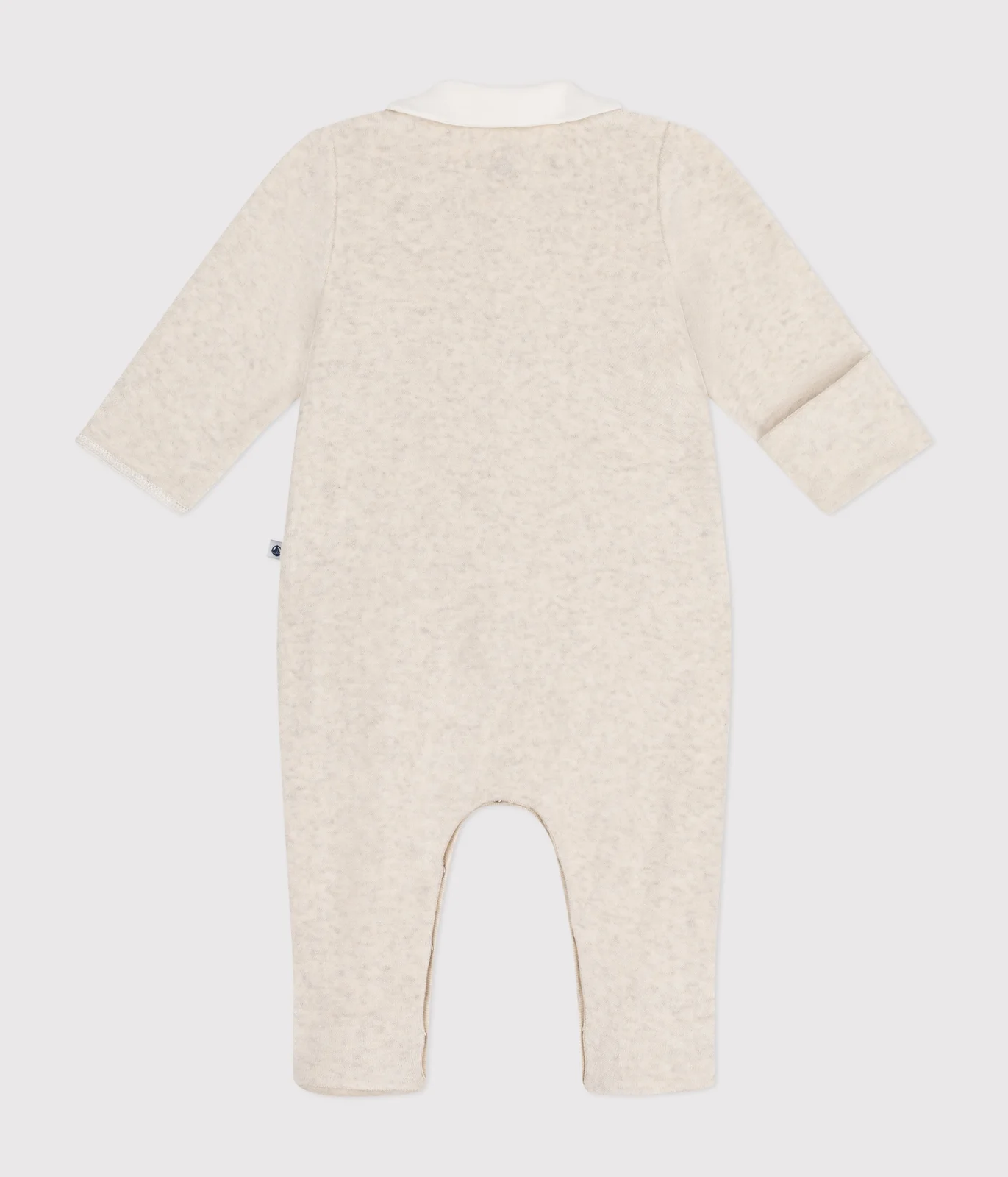 Babies' velour pyjama suit