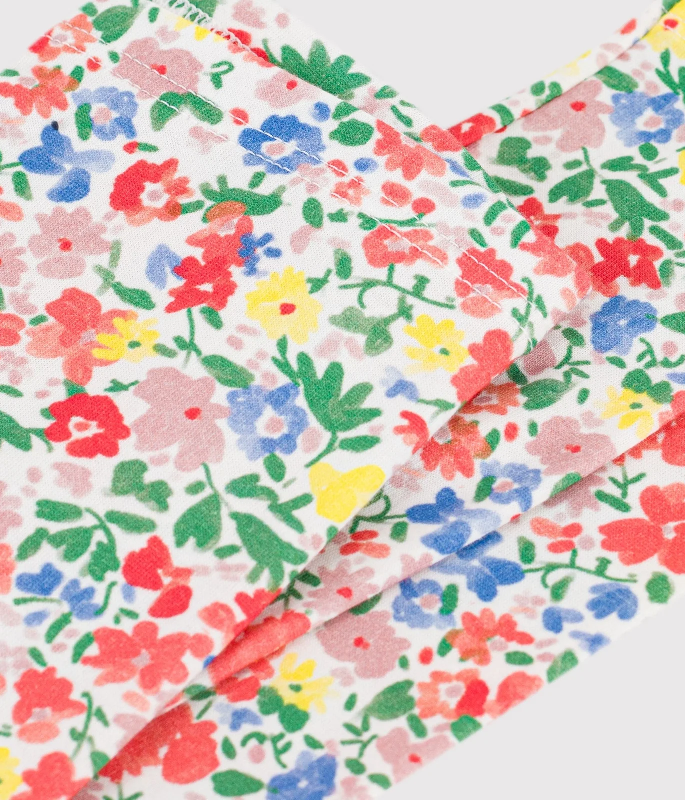 Children's floral pattern cotton leggings