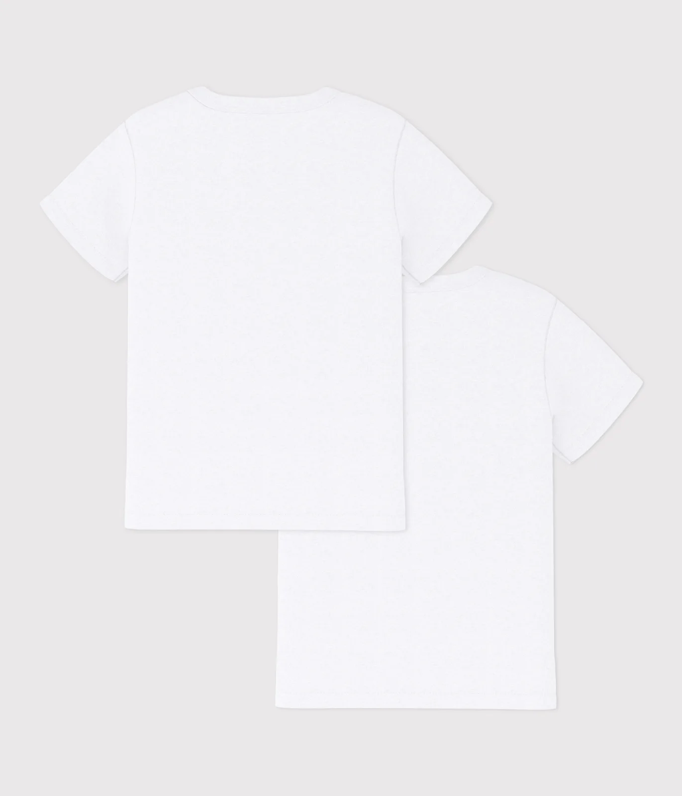 Boys' White Short-sleeved T-Shirts - 2-Pack