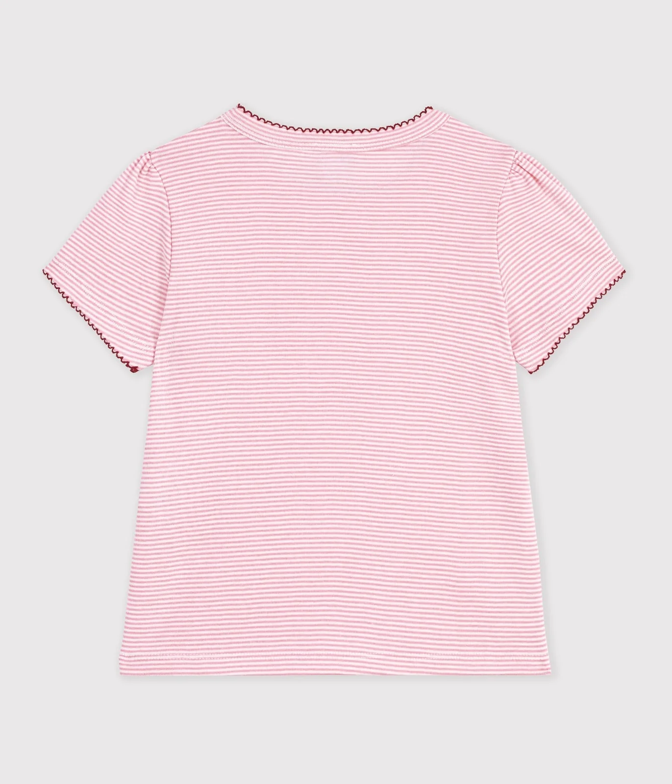 Children's short-sleeved stripy T-shirt