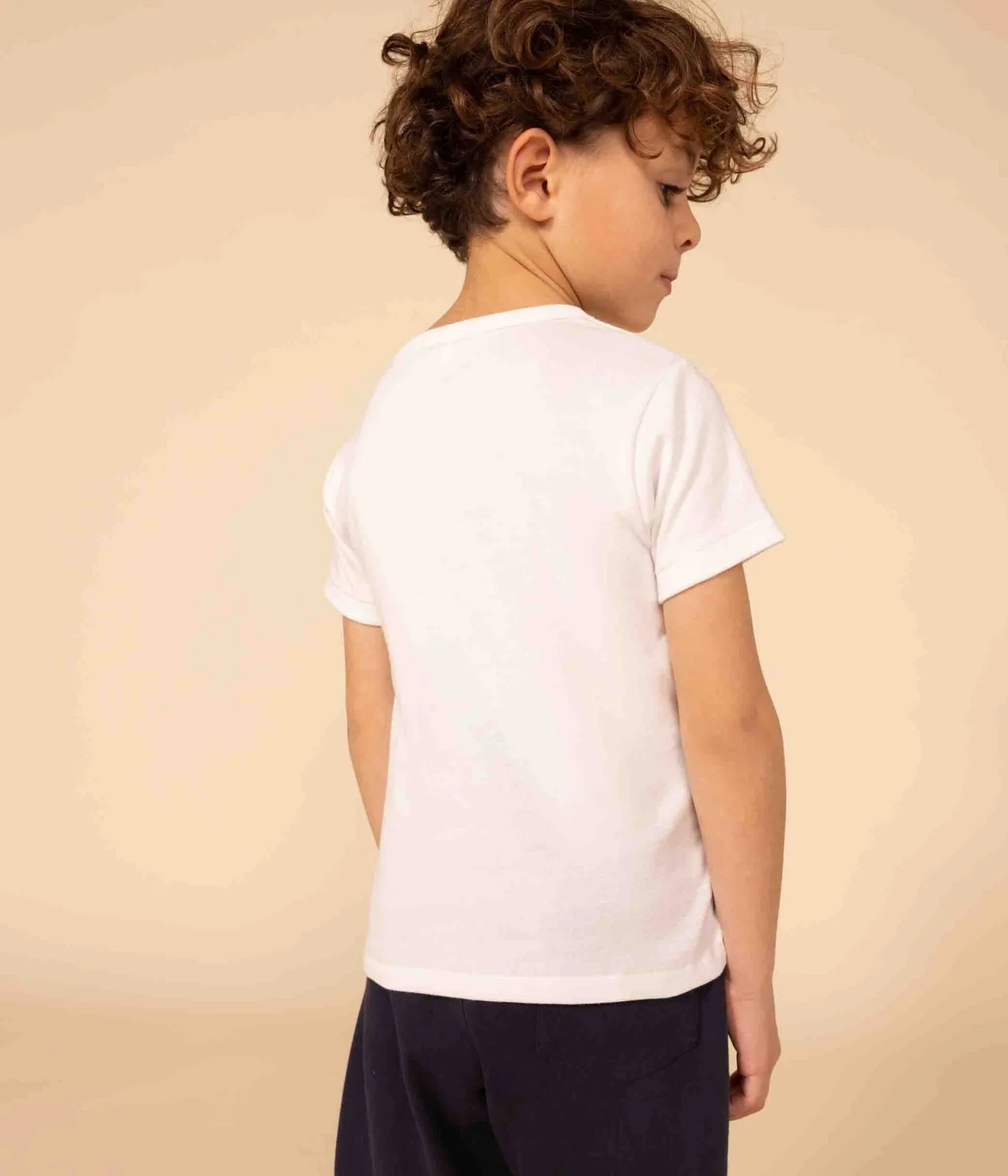 Boys' White Short-sleeved T-Shirts - 2-Pack