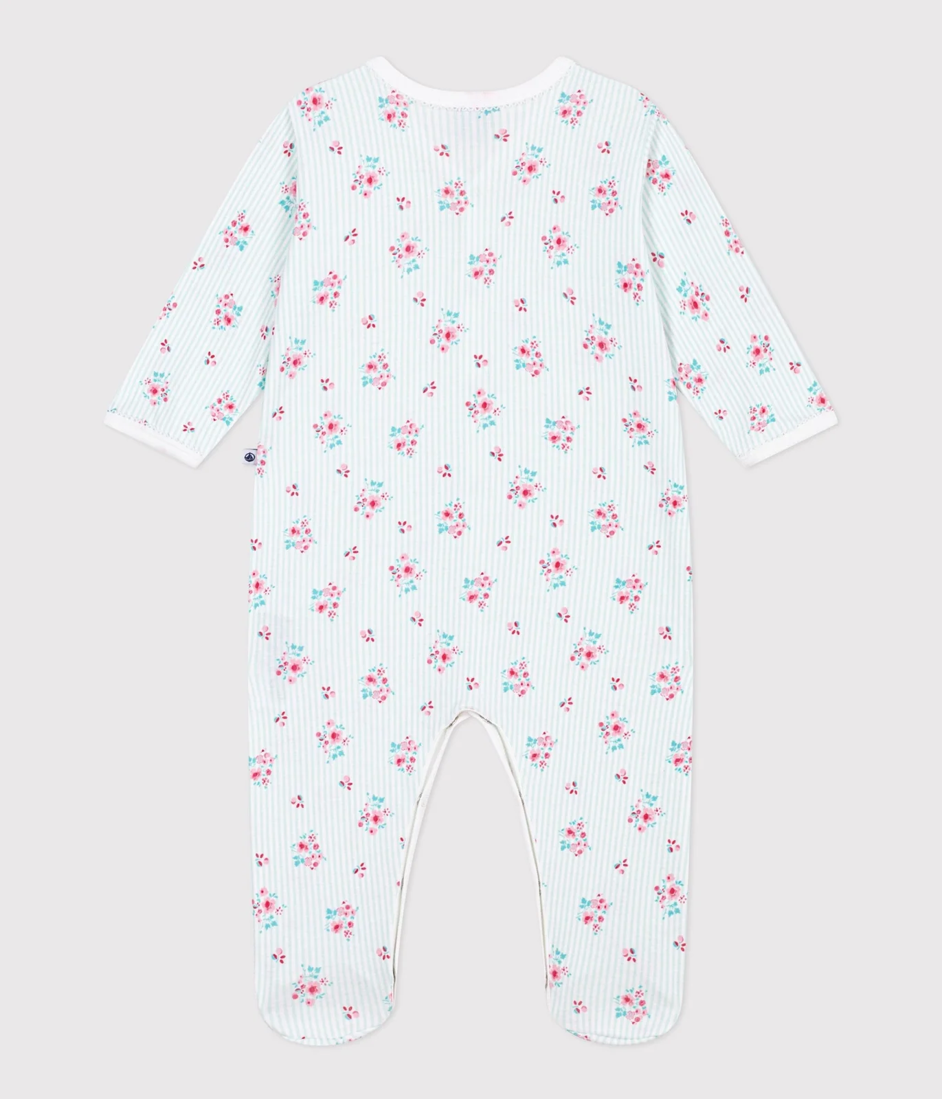 Babies' floral print cotton pyjamas