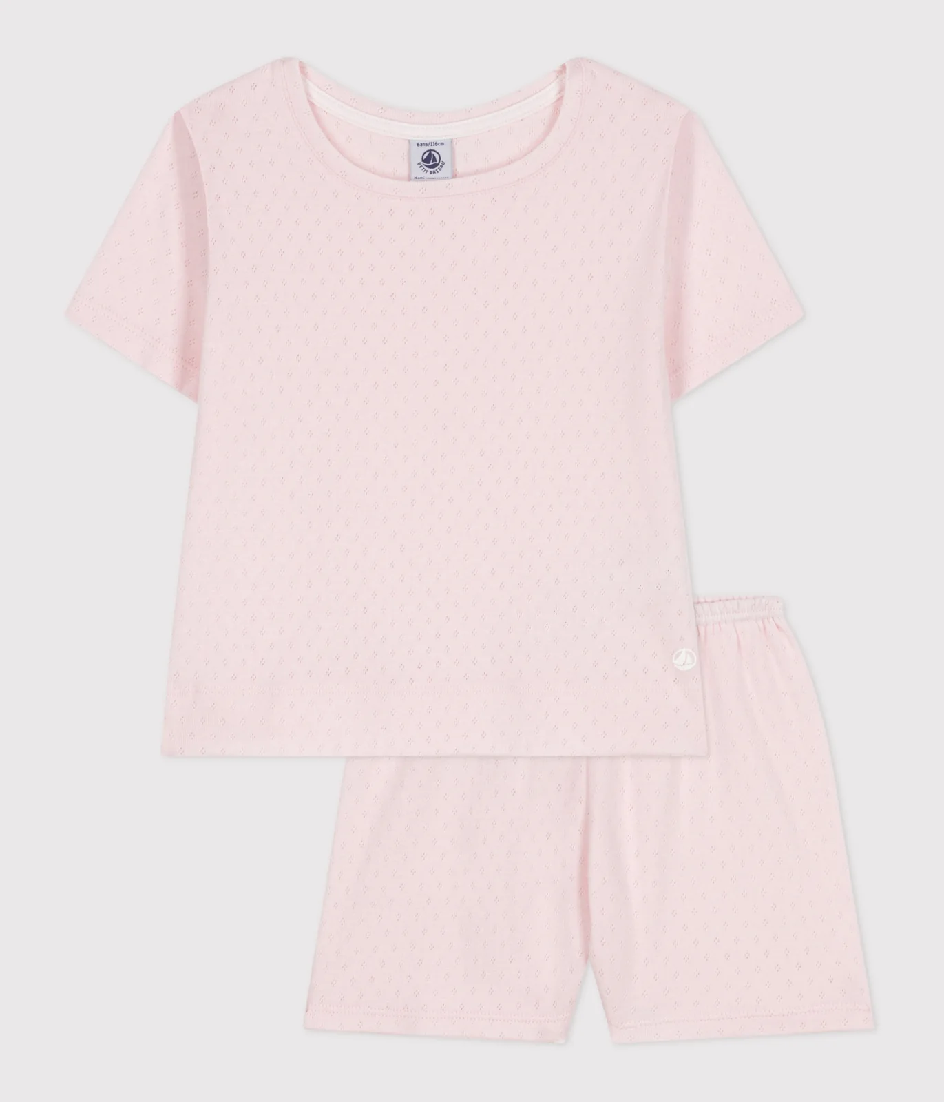 Children's short cotton pyjamas