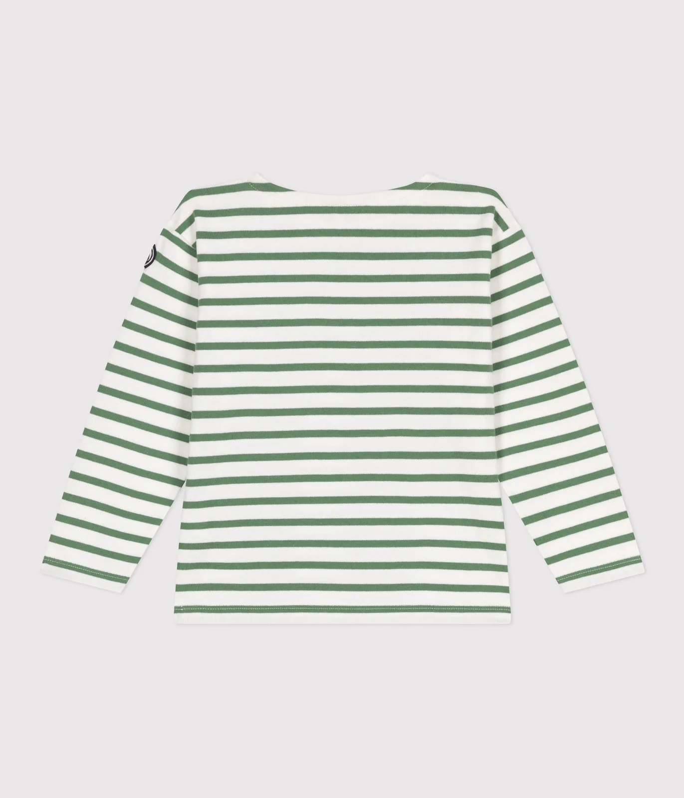 Children's unisex long-sleeved cotton Breton top