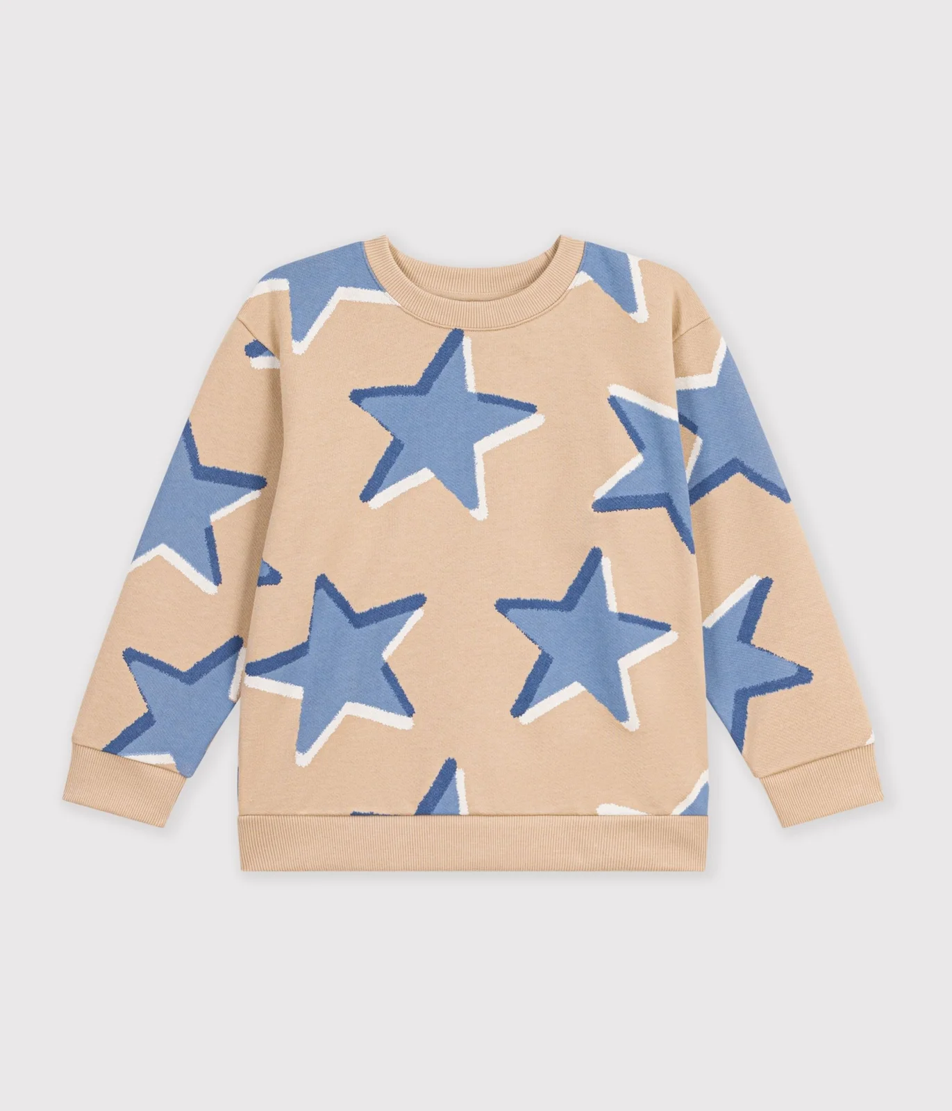 Children's star print cotton sweatshirt