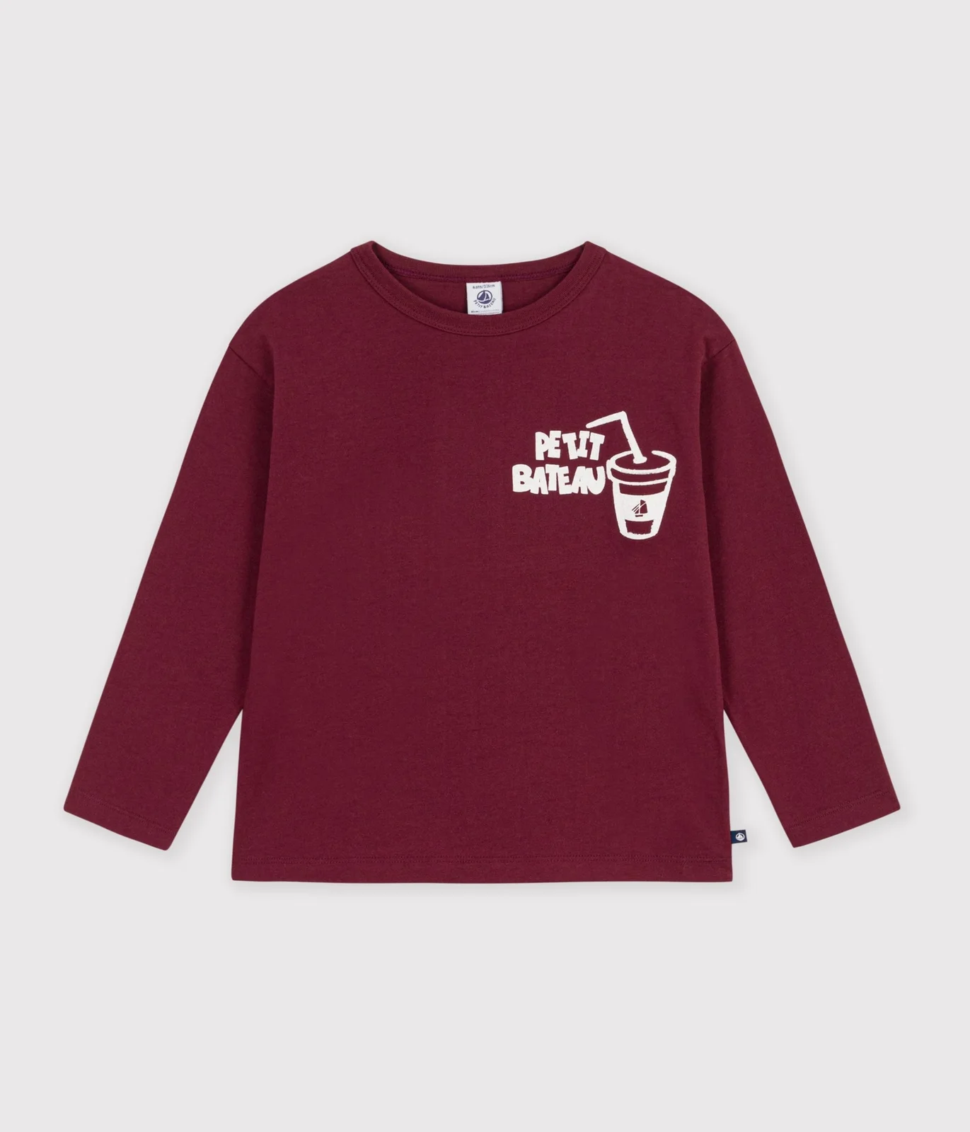Children's long-sleeved patterned T-shirt