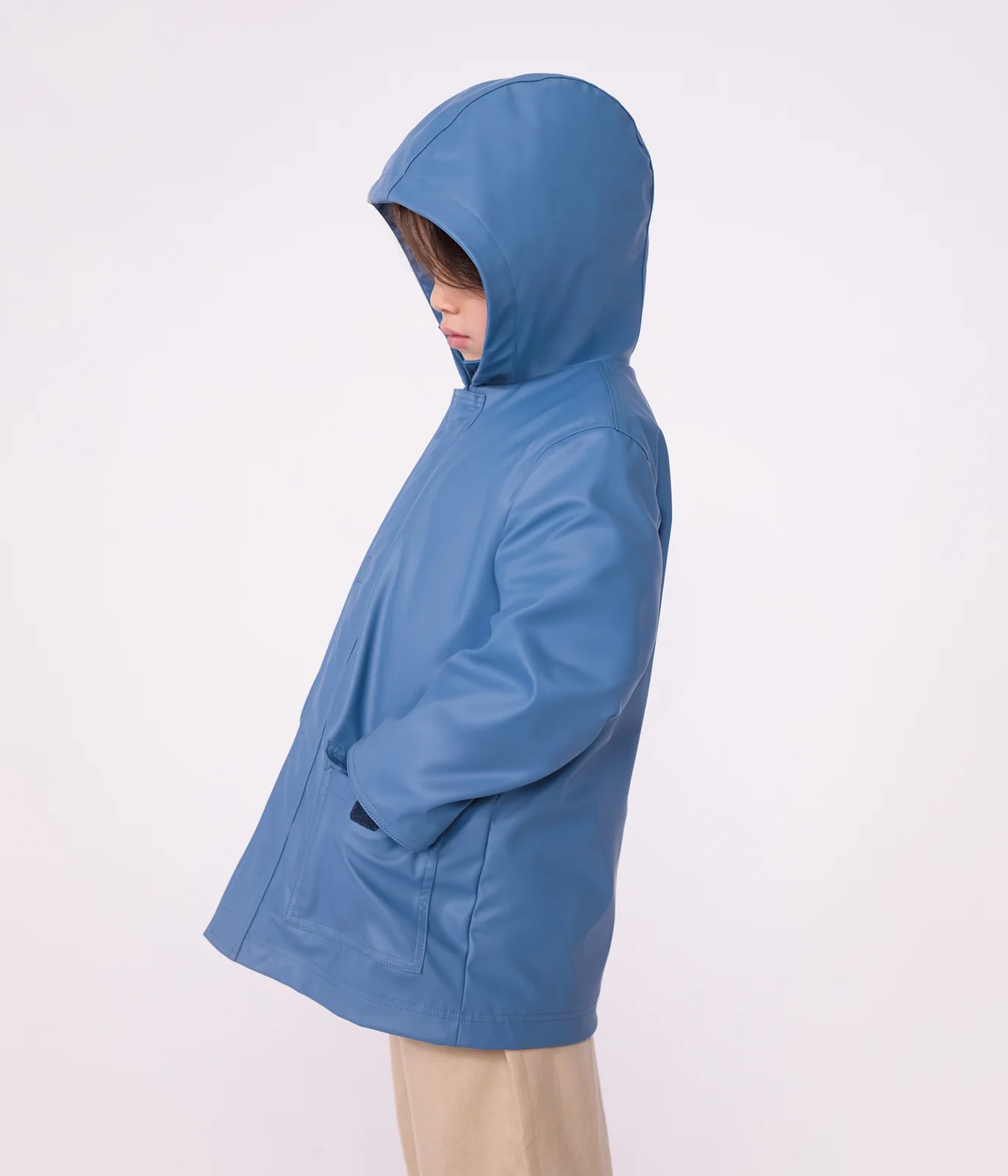 Children's plain iconic raincoat