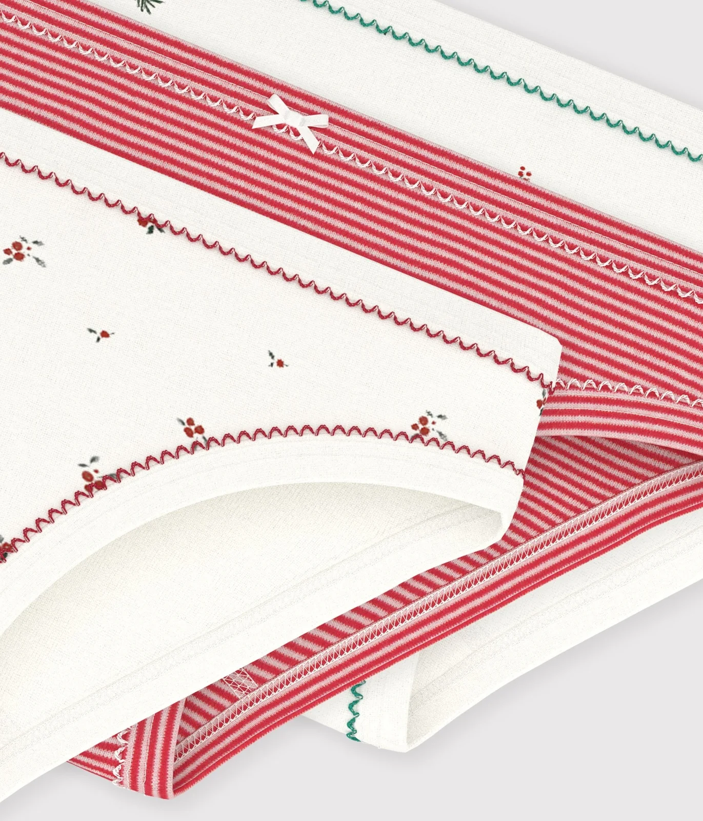 Pack of children's printed cotton pants