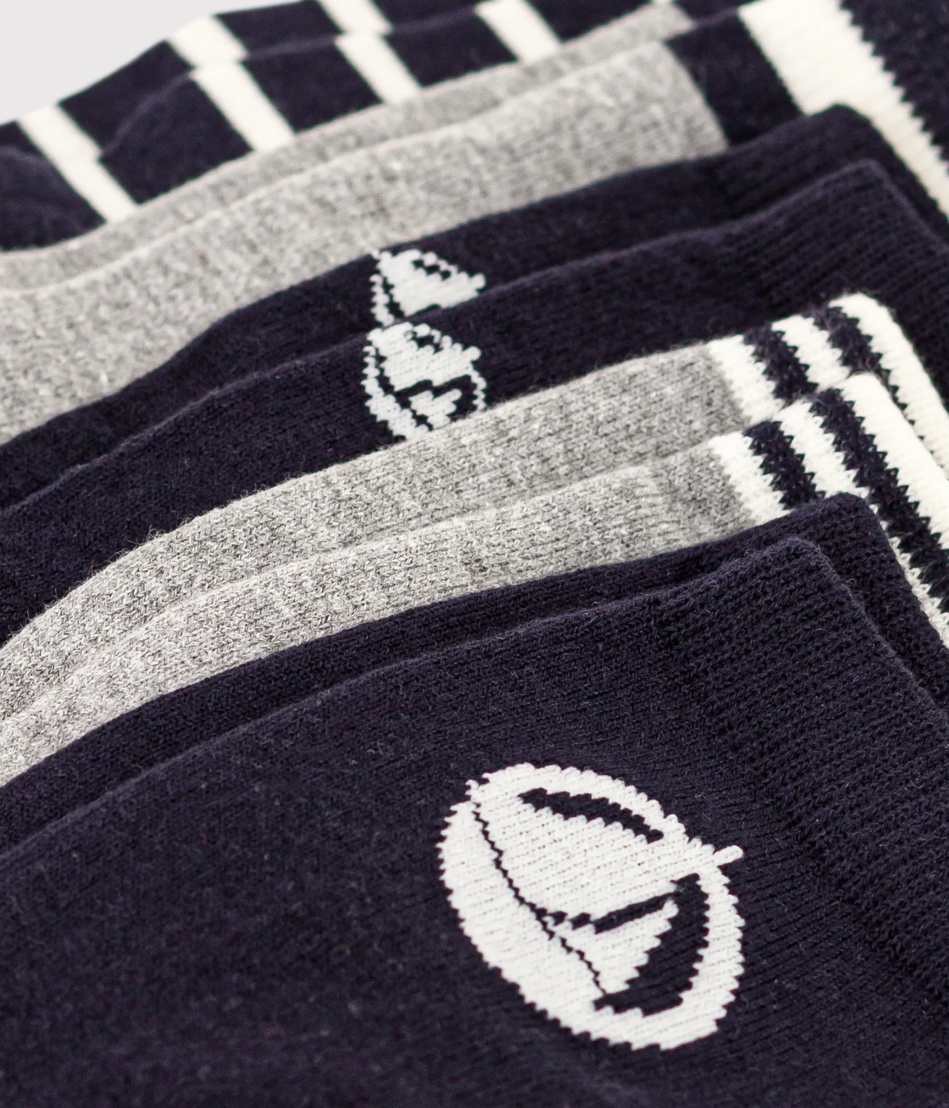Pack of printed cotton socks for children