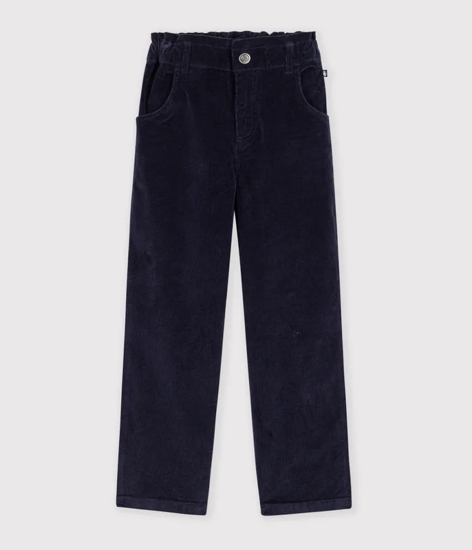 Children's corduroy trousers