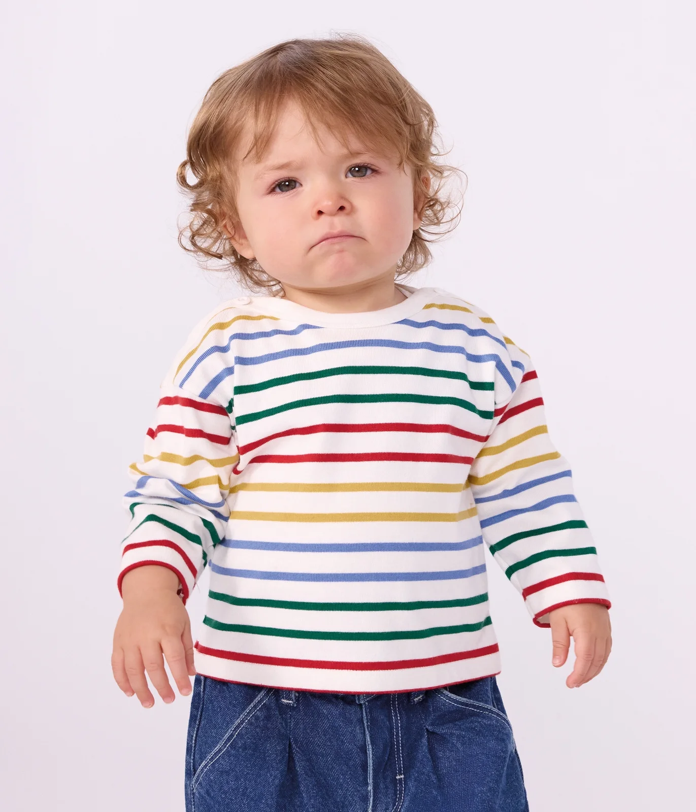 Babies' cotton Breton top