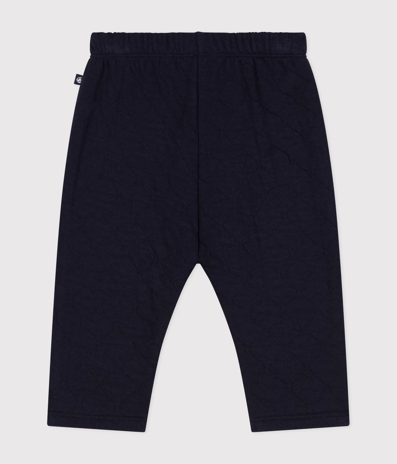 Babies' quilted tube knit trousers