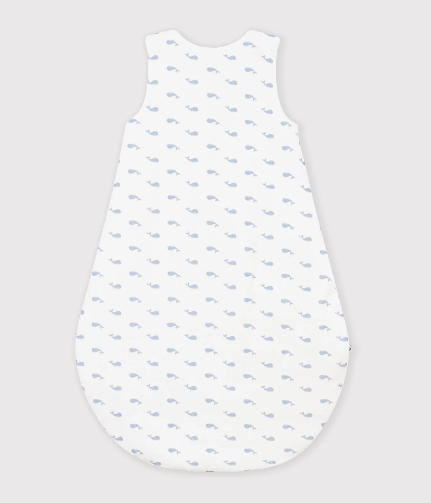 Babies' 3 TOG whale-print corduroy sleeping bag