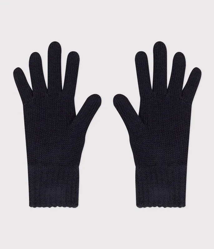 Knitted gloves for children (unisex)