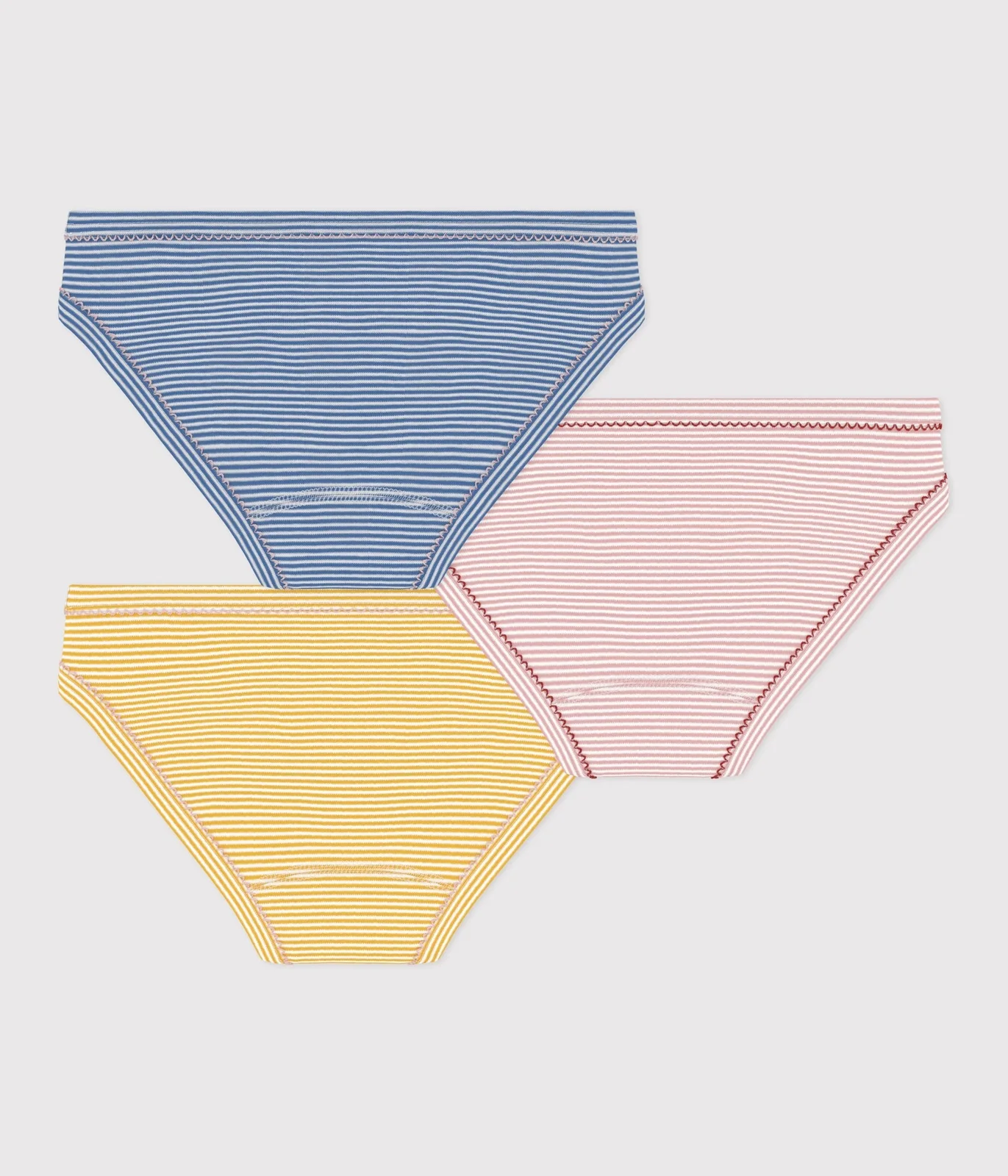 Pack of children's stripy cotton pants