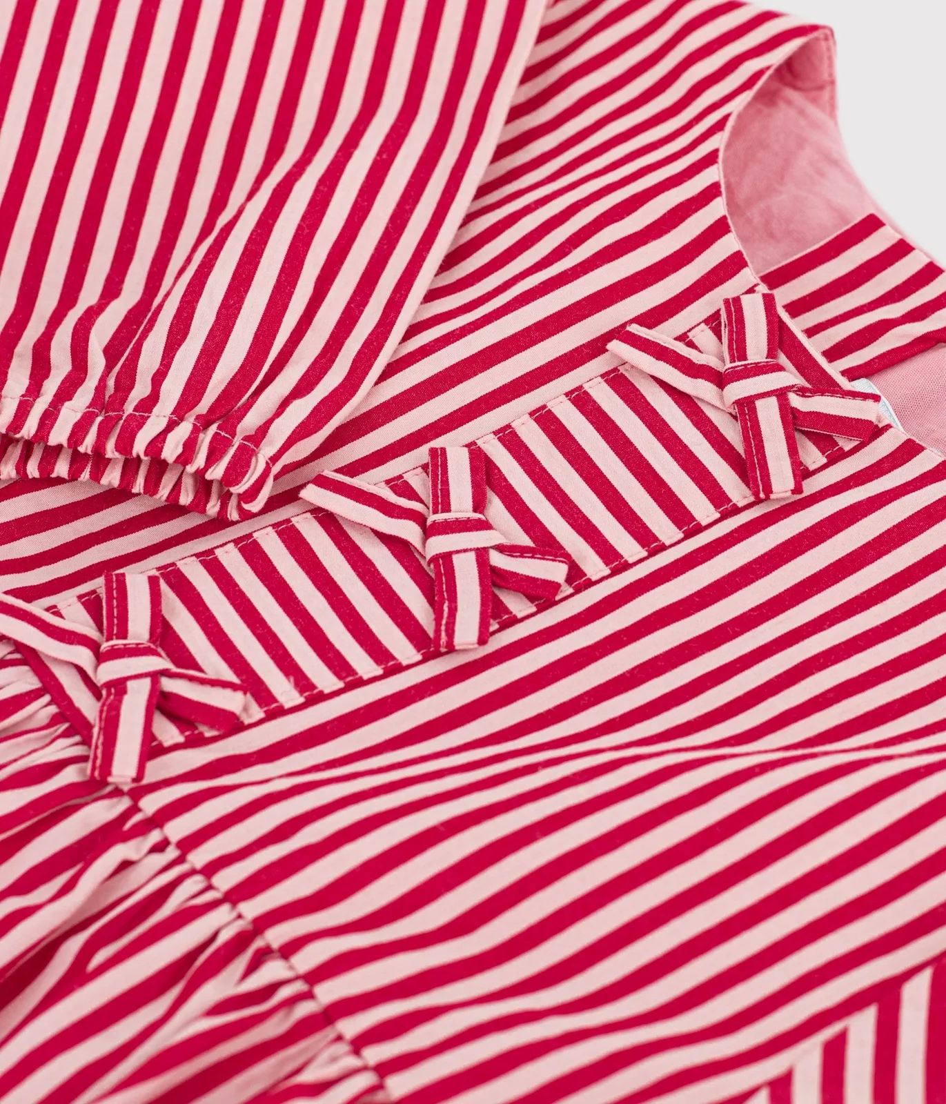 Children's long-sleeved stripy cotton blouse