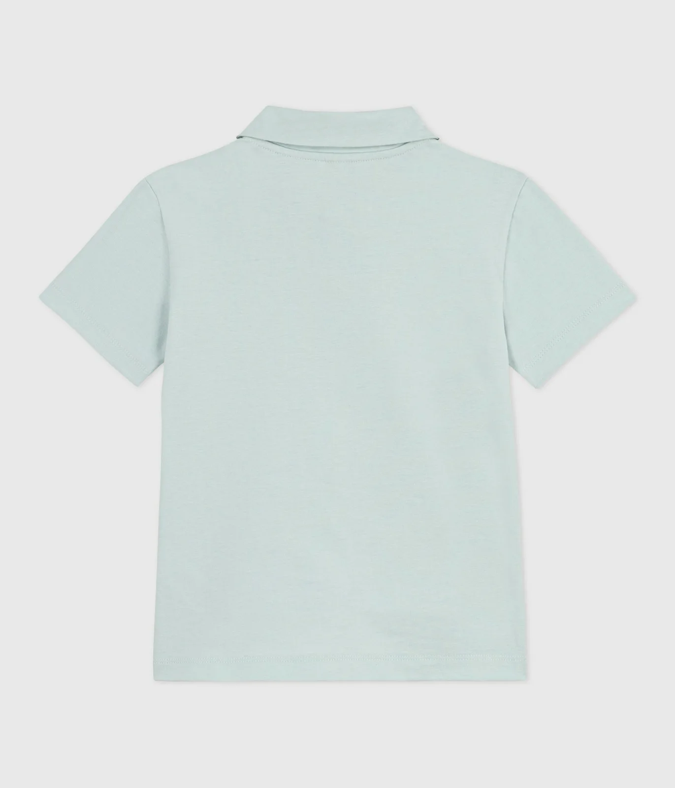 Children's short-sleeved cotton polo shirt