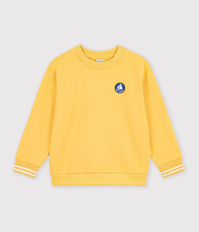 Children's plain cotton sweatshirt