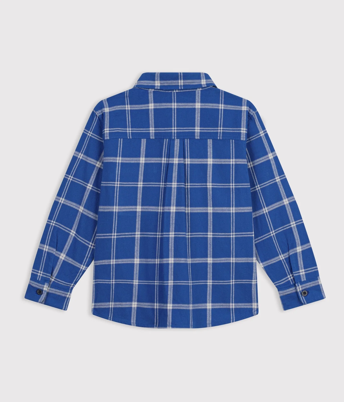 Children's checked cotton shirt