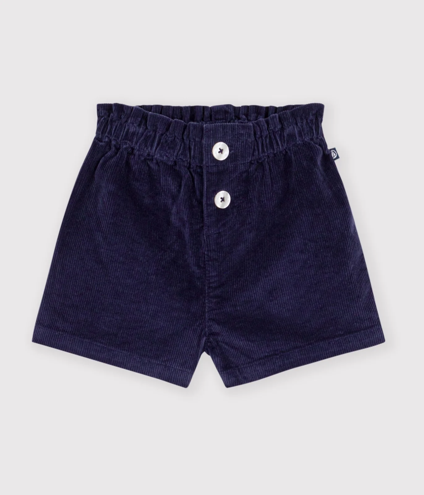 Babies' plain corduroy shorts