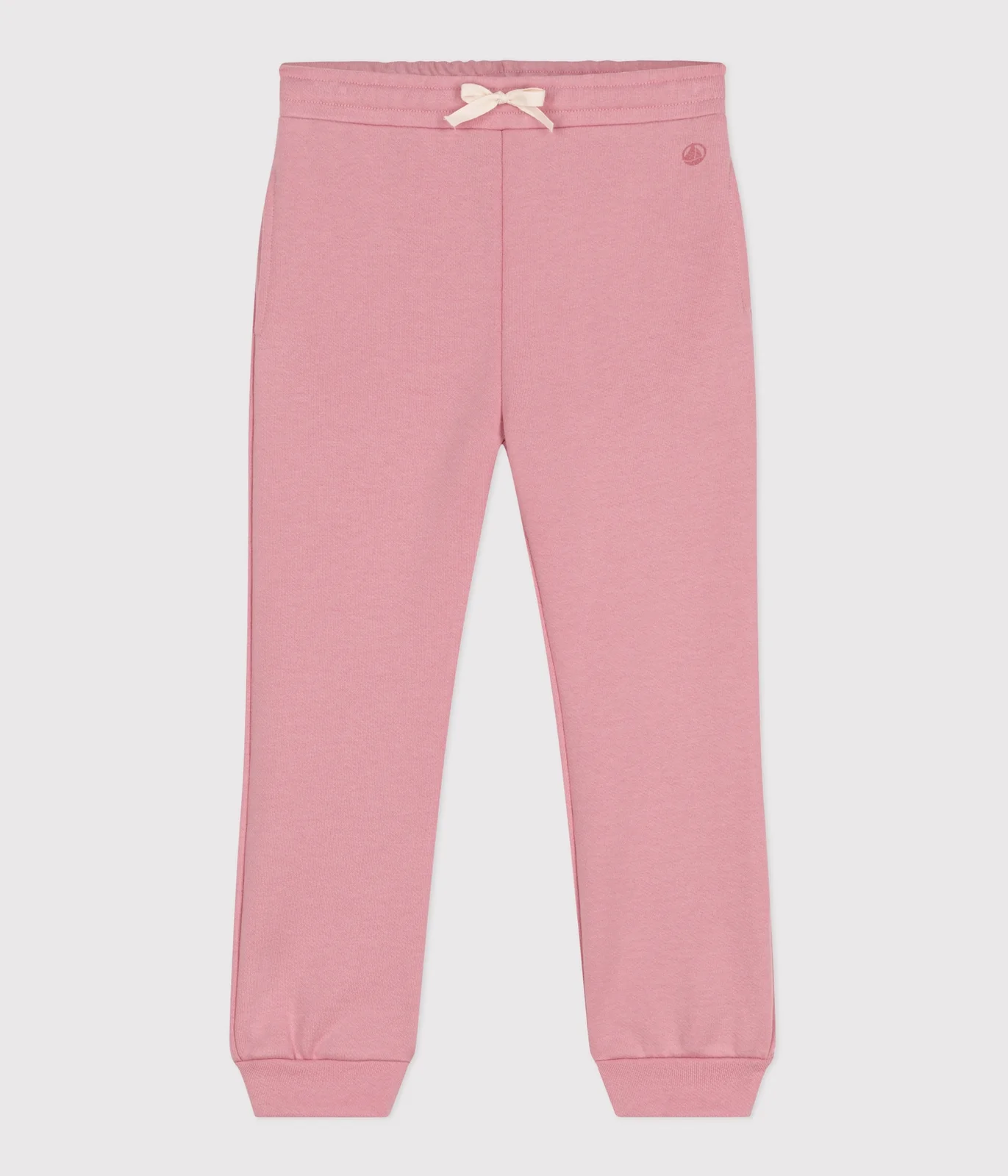 Children's jogging bottoms in plain cotton