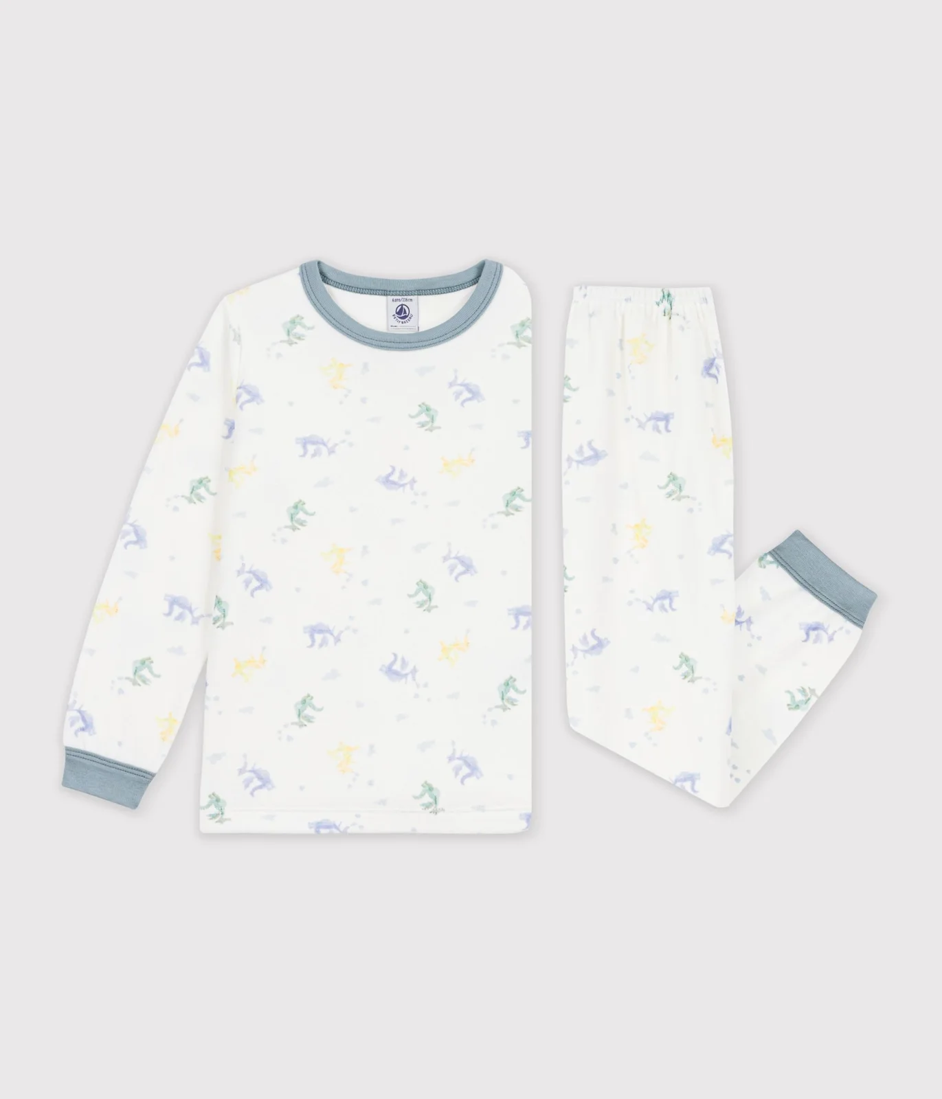 Children's printed velour pyjamas
